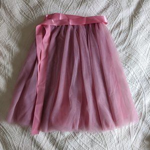 Pink Tulle Ballerina tutu skirt - Amazon Size M with ribbon belt